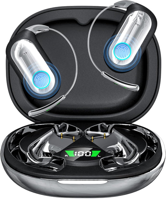 AI Translation Earbuds Real Time,164 Languages Translator Ear Buds,Audifonos Traductores Inglés Español,5-In-1 Translating Headphones/7 Modes/96H Translator Device for Travel Business Learning