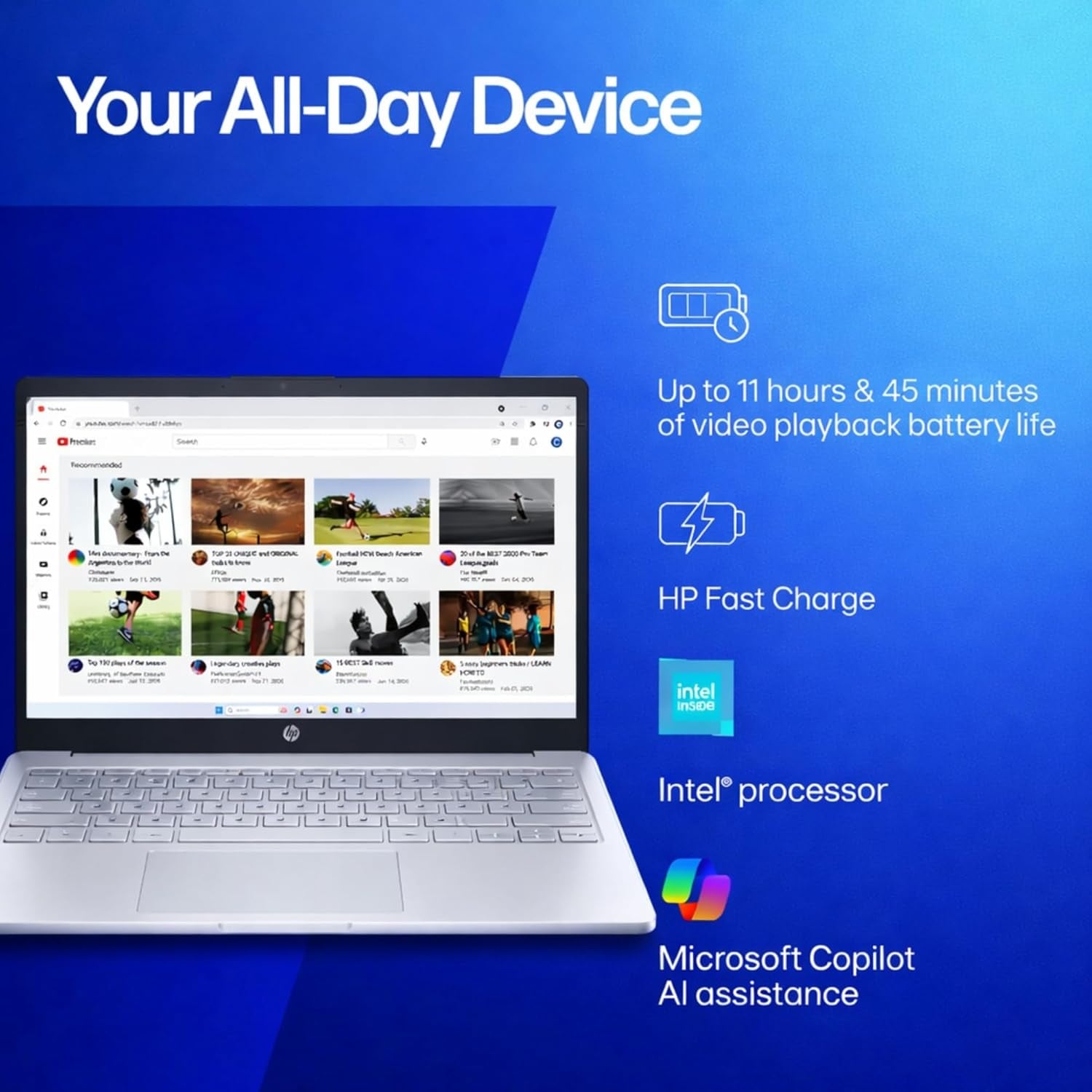 Business Laptop with Microsoft Office 365, 1TB Onedrive and 128GB SSD, 8GB RAM, 4-Core Intel Processor | No Mouse, Fast Response, Long Battery Life, Good Value