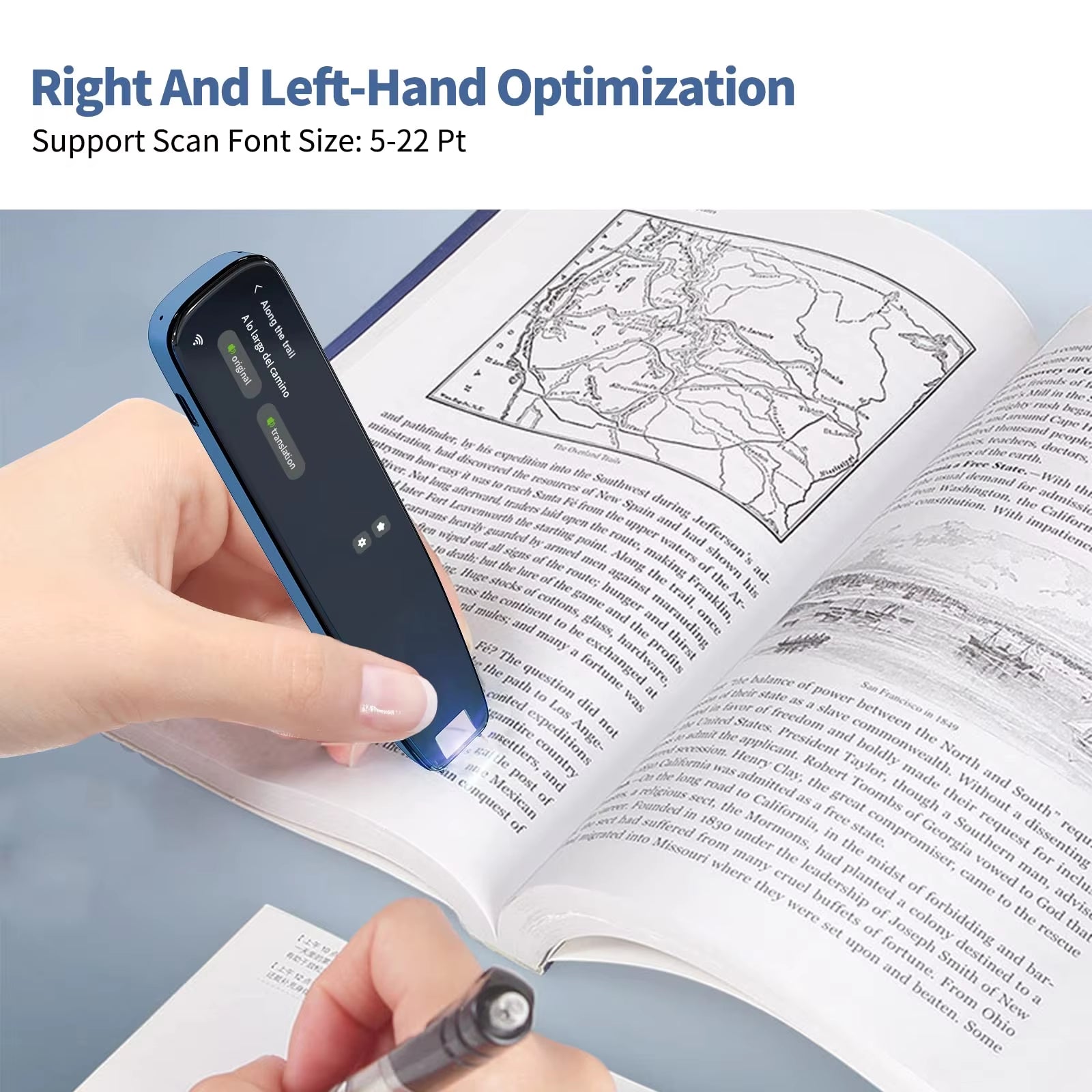 3.99 Inch Scan Reader Pen 4 Pen Translator Real-Time Language Instant Voice Text Photo Translator Collins Dictionary