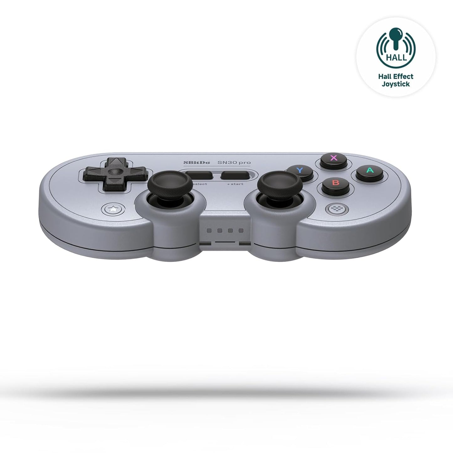 Sn30 Pro Wireless Bluetooth Controller, Hall Effect Joystick Update, Retro Gamepad for Switch/Switch 2, PC, Steam Deck, Android, Raspberry PI, Iphone, Ipad, Macos and Apple TV (Gray Edition)