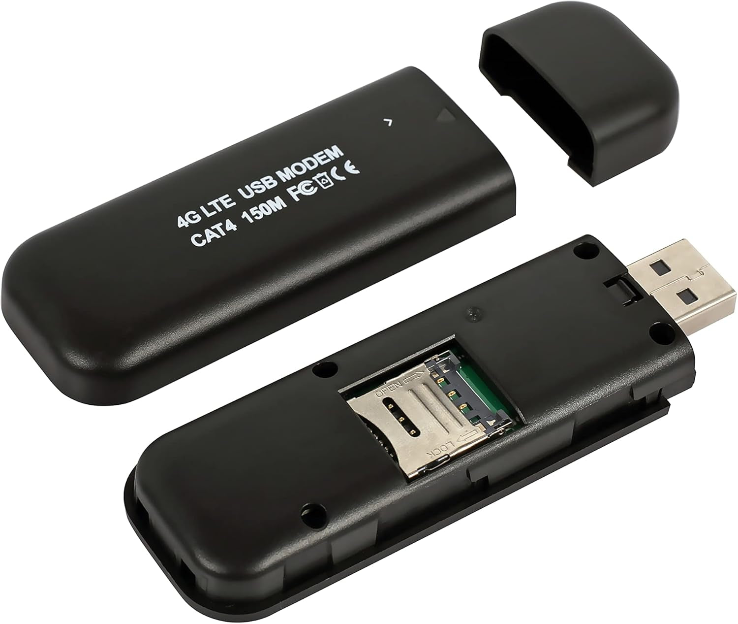 Portable Wifi 4G Sim Card Modem 10 Wifi Users 4G LTE Router with SIM Card Slot High Speed Portable Travel Hotspot Mini Router USB Modem Nano Sim Compact Design 88Mmx28Mmx9Mm