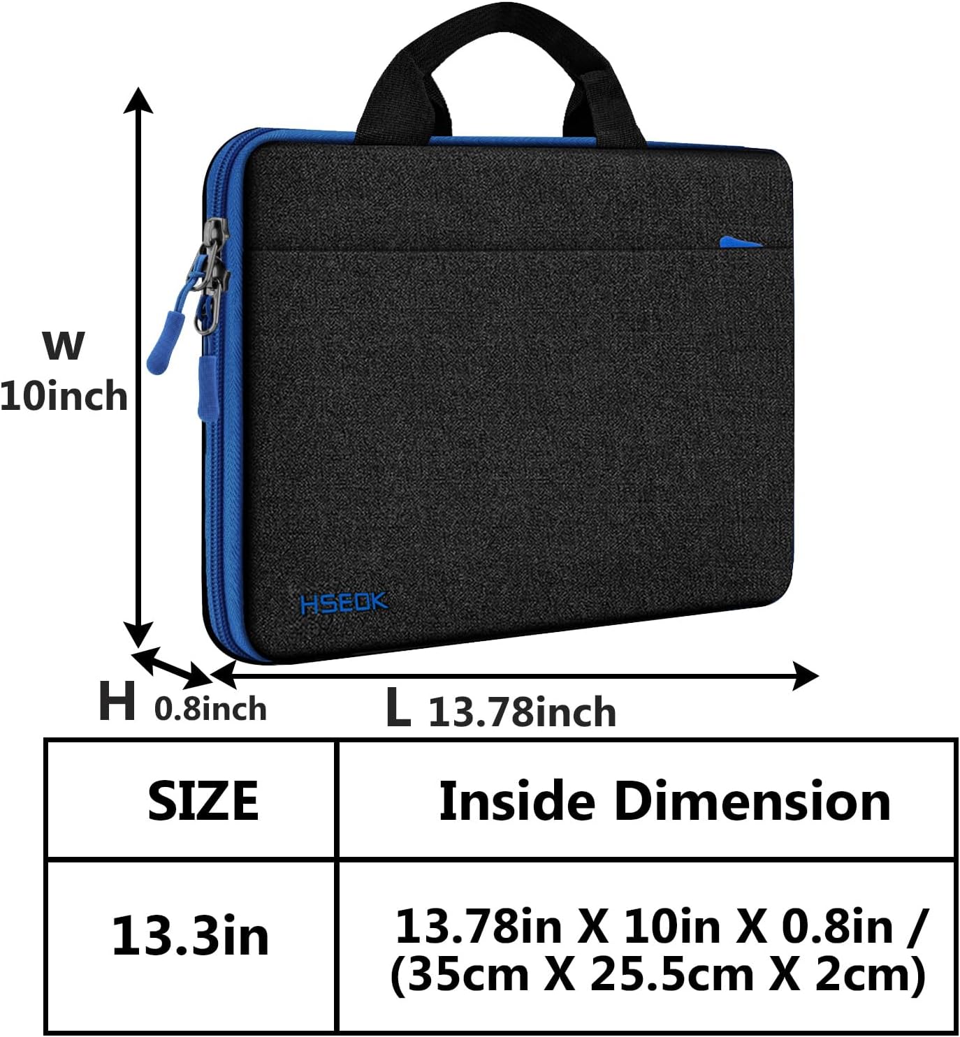 Laptop Sleeve 13-14 Inch Case Briefcase Compatible with Macbook Neo Pro 14 M5/M4/M3/M2/M1, All Models 13.3 Mac Air/Pro, XPS 13 14, Most Popular 13"-14" Notebooks,B01K02