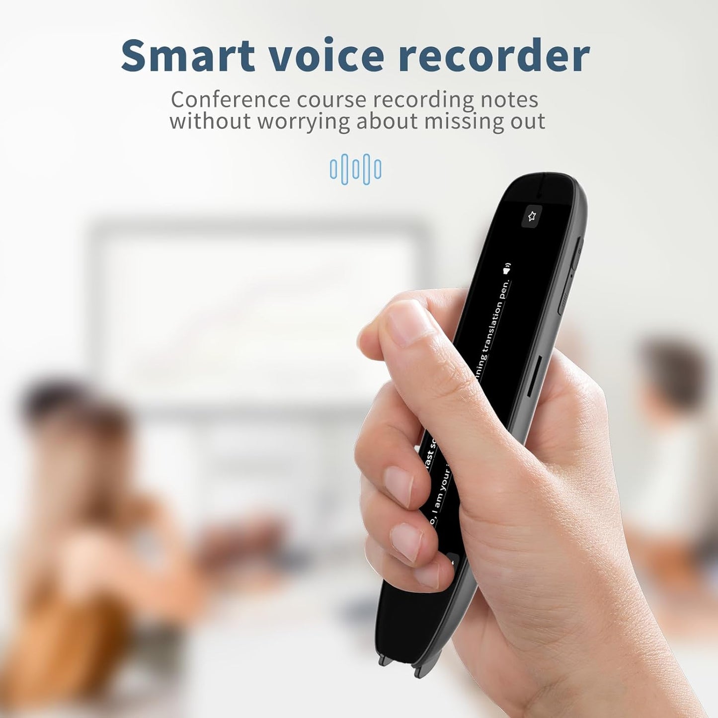 Scan Translator Pen, Dyslexia Tools, Language Translator Device, Text to Speech Reading Pen for Learning Difficulties, Language Learners and Elderly Users, 142 Online/10 Offline Languages