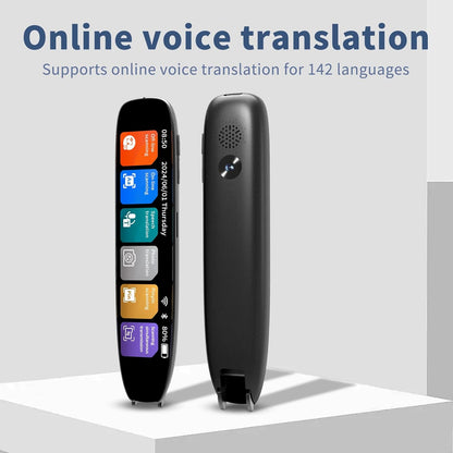 Scan Translator Pen, Dyslexia Tools, Language Translator Device, Text to Speech Reading Pen for Learning Difficulties, Language Learners and Elderly Users, 142 Online/10 Offline Languages