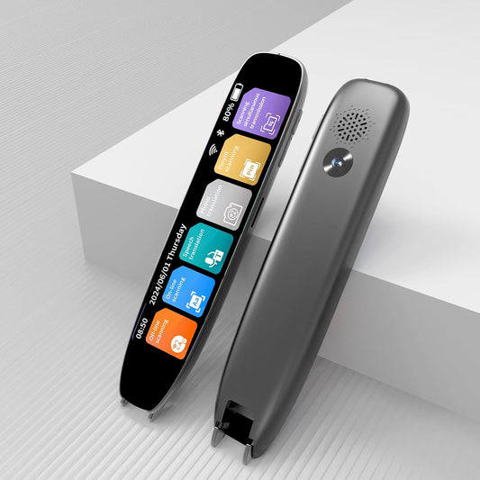Scan Translator Pen, Dyslexia Tools, Language Translator Device, Text to Speech Reading Pen for Learning Difficulties, Language Learners and Elderly Users, 142 Online/10 Offline Languages