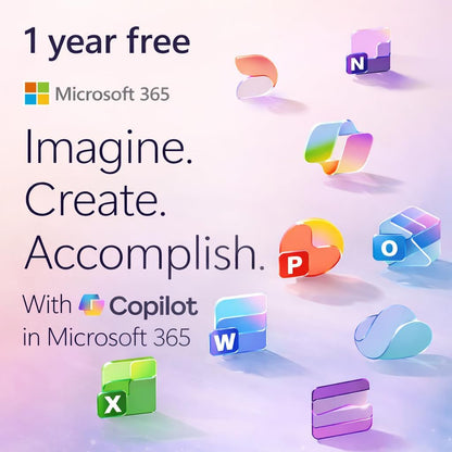Business Laptop with Microsoft Office 365, 1TB Onedrive and 128GB SSD, 8GB RAM, 4-Core Intel Processor | No Mouse, Fast Response, Long Battery Life, Good Value